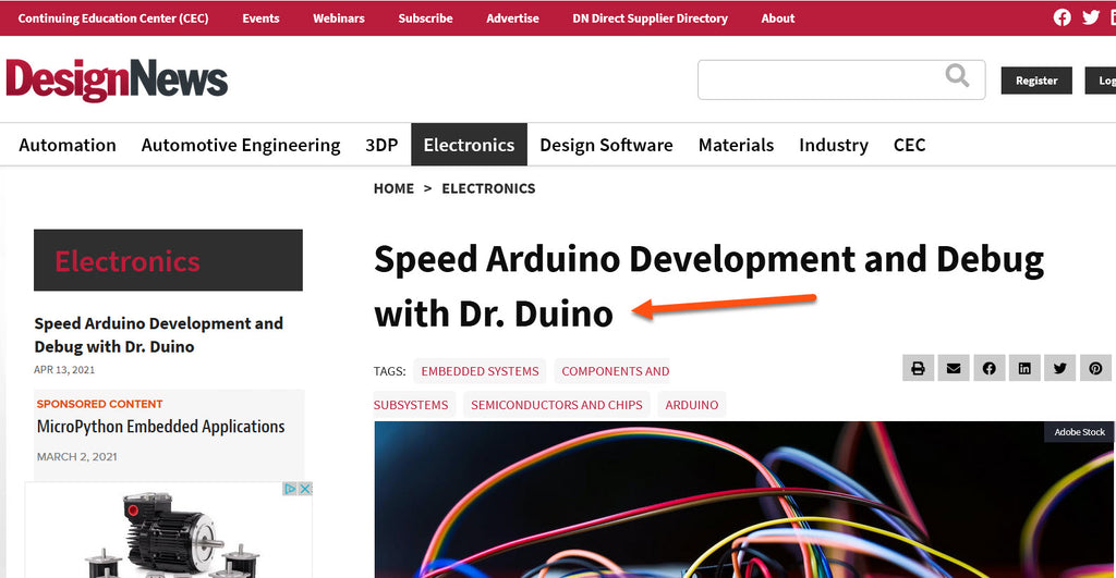 Dr Duino IN Design News !