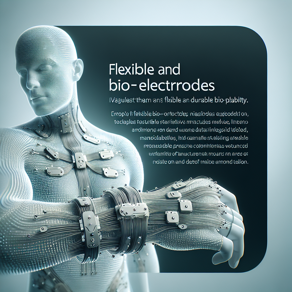 Bioélectrodes flexibles et durables : l'avenir des appareils portables de soins de santé